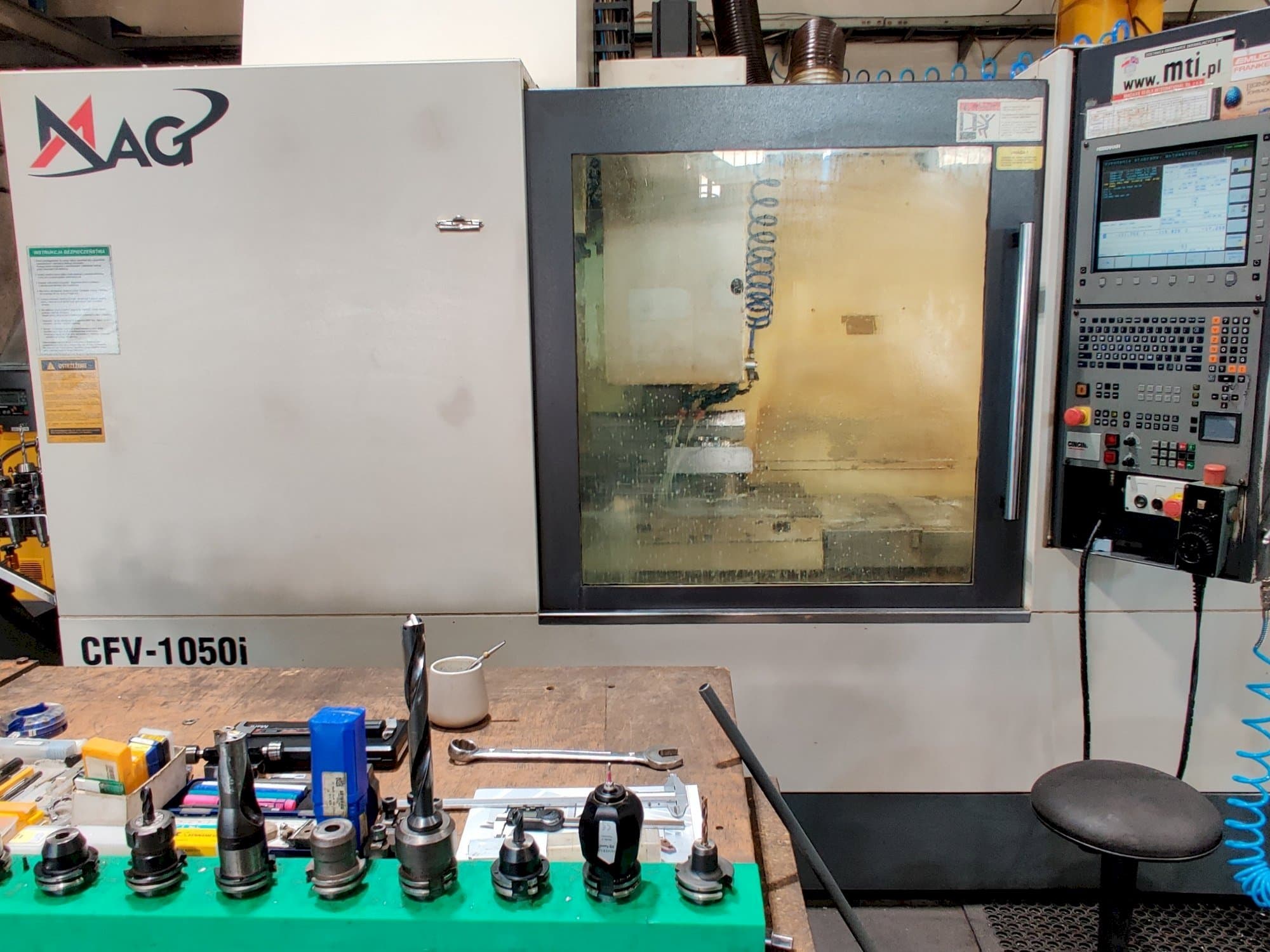 MAG CFV 1050-maskinen framifrån