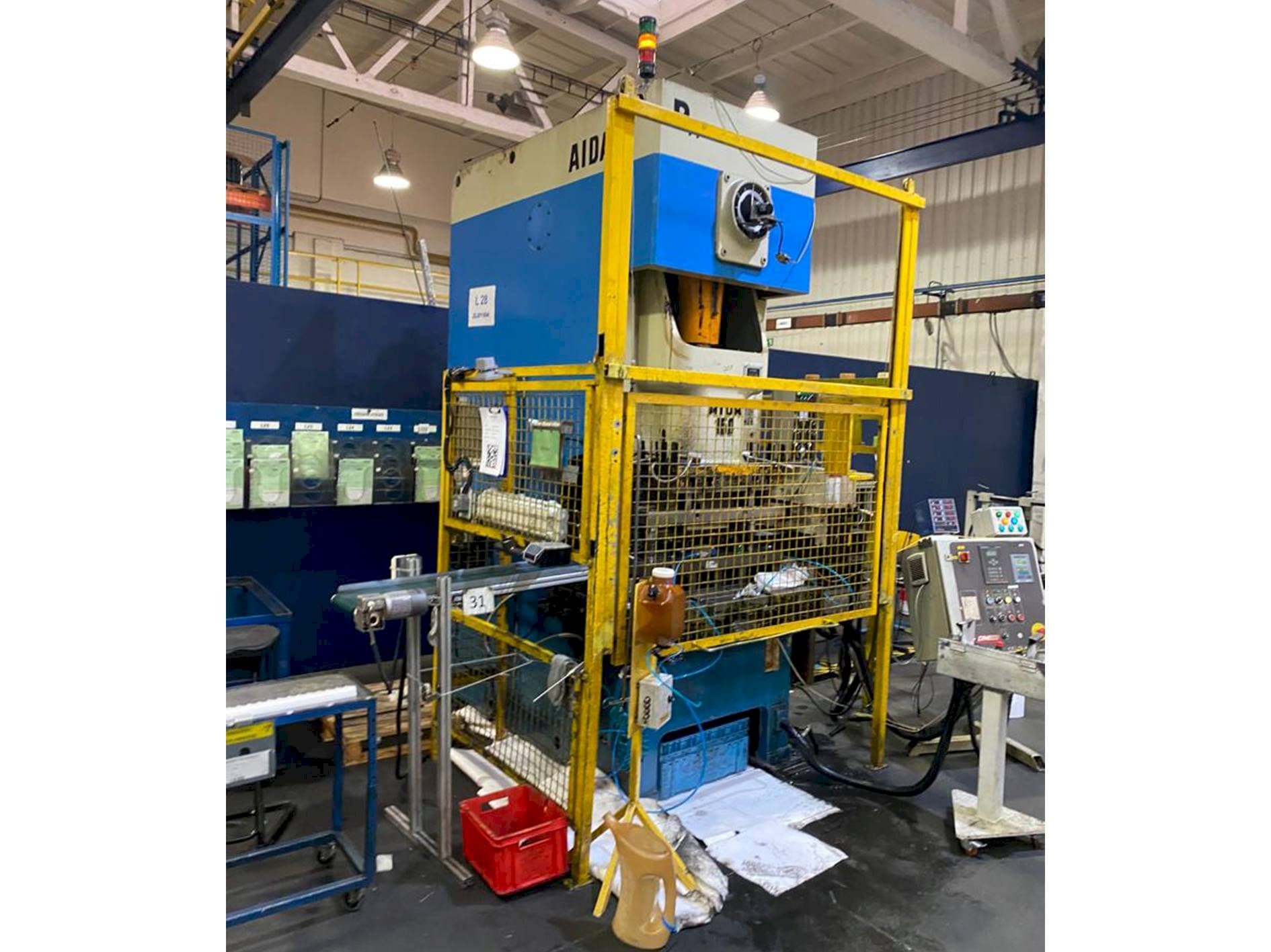 AIDA NC 1-150-maskinen framifrån