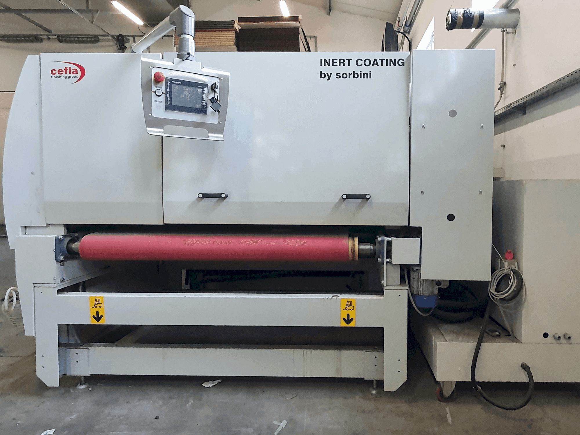 CEFLA INTER-TEC-maskinen framifrån