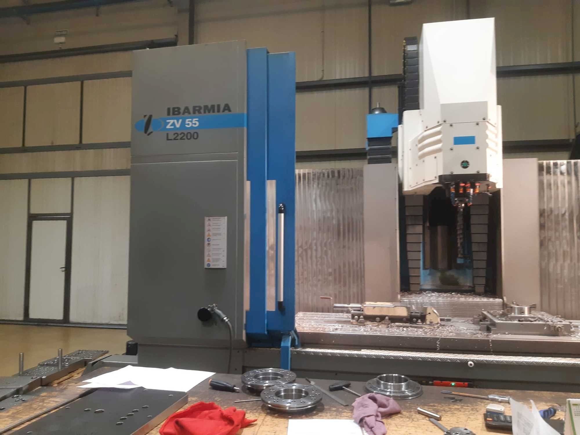 IBARMIA ZV55 L2200-maskinen framifrån