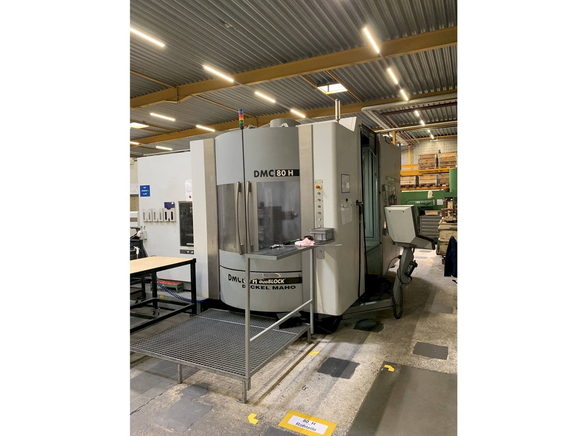 DECKEL MAHO DMC 80 H duoBLOCK-maskinen framifrån