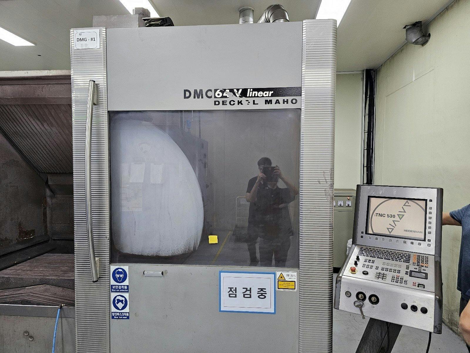 DECKEL MAHO DMC 64V linear-maskinen framifrån