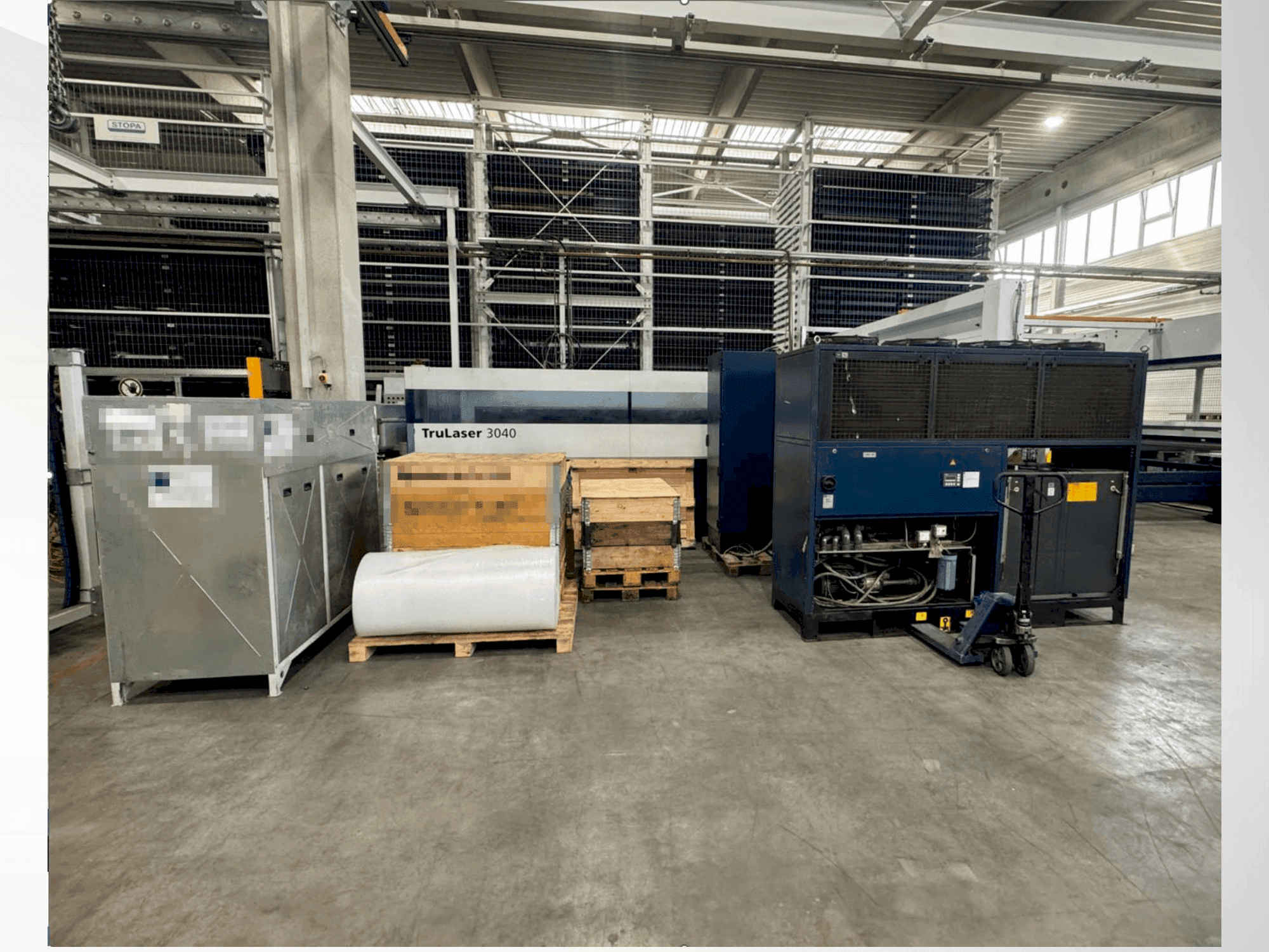 TRUMPF TruLaser 3040-maskinen framifrån