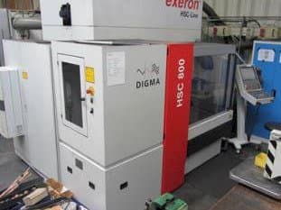 Exeron HSC 800-maskinen framifrån