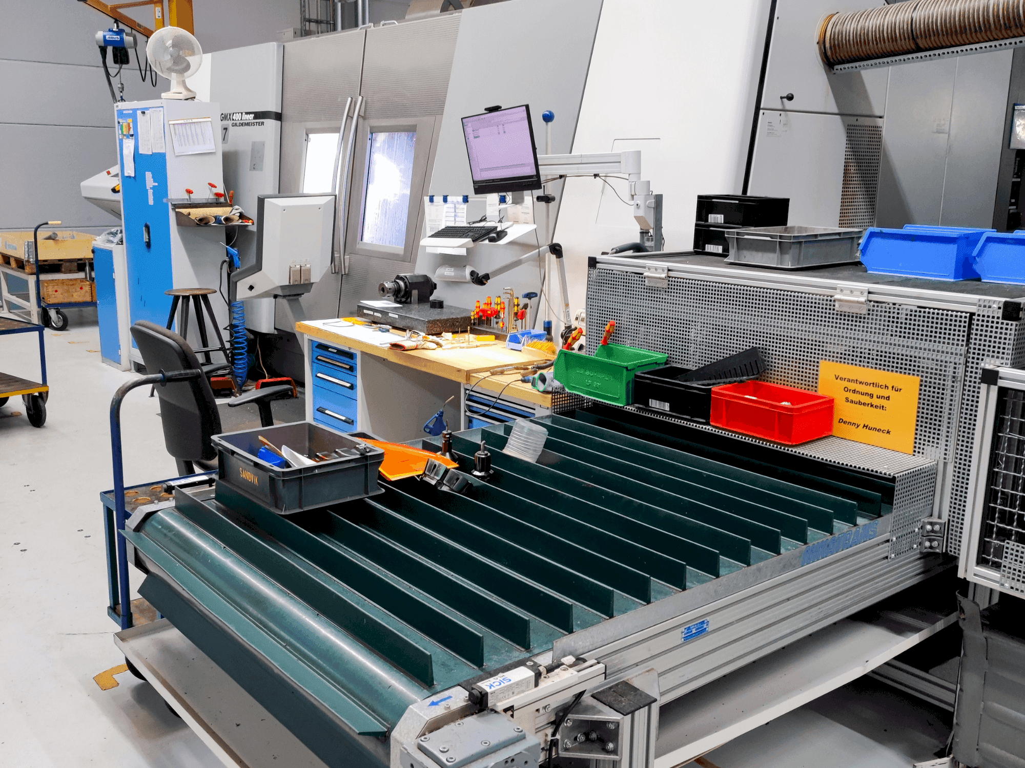 DMG GMX 400l Stange-maskinen framifrån