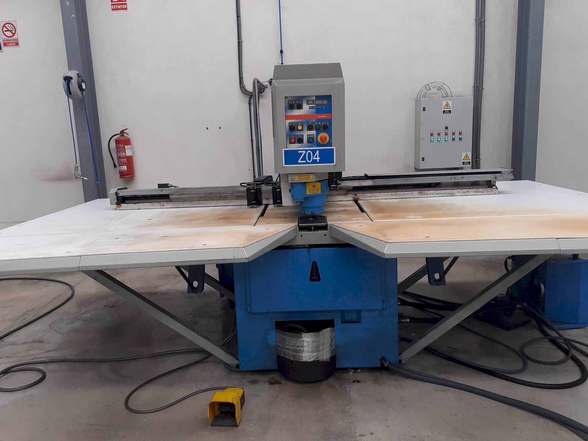 Euromac ZX125-30-maskinen framifrån