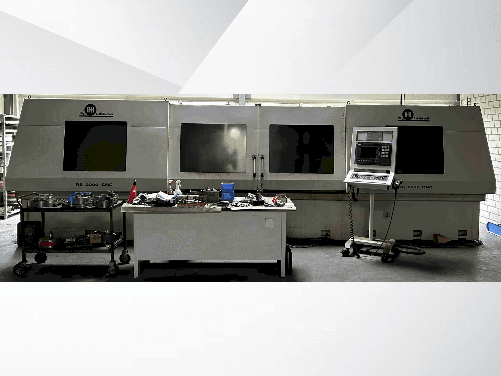 GEIBEL & HOTZ RS 2000 CNC-maskinen framifrån