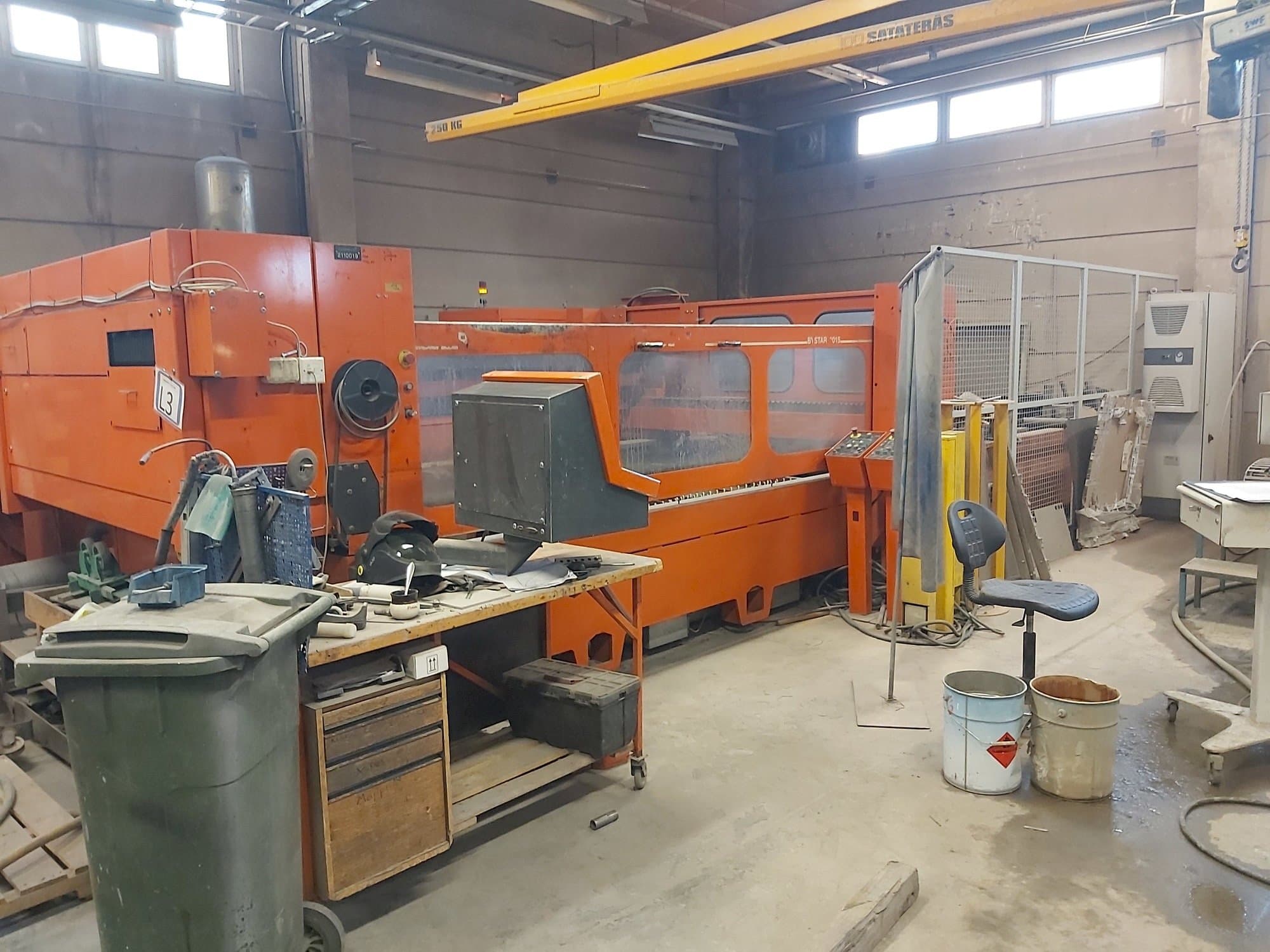 Bystronic BTL 3500-maskinen framifrån