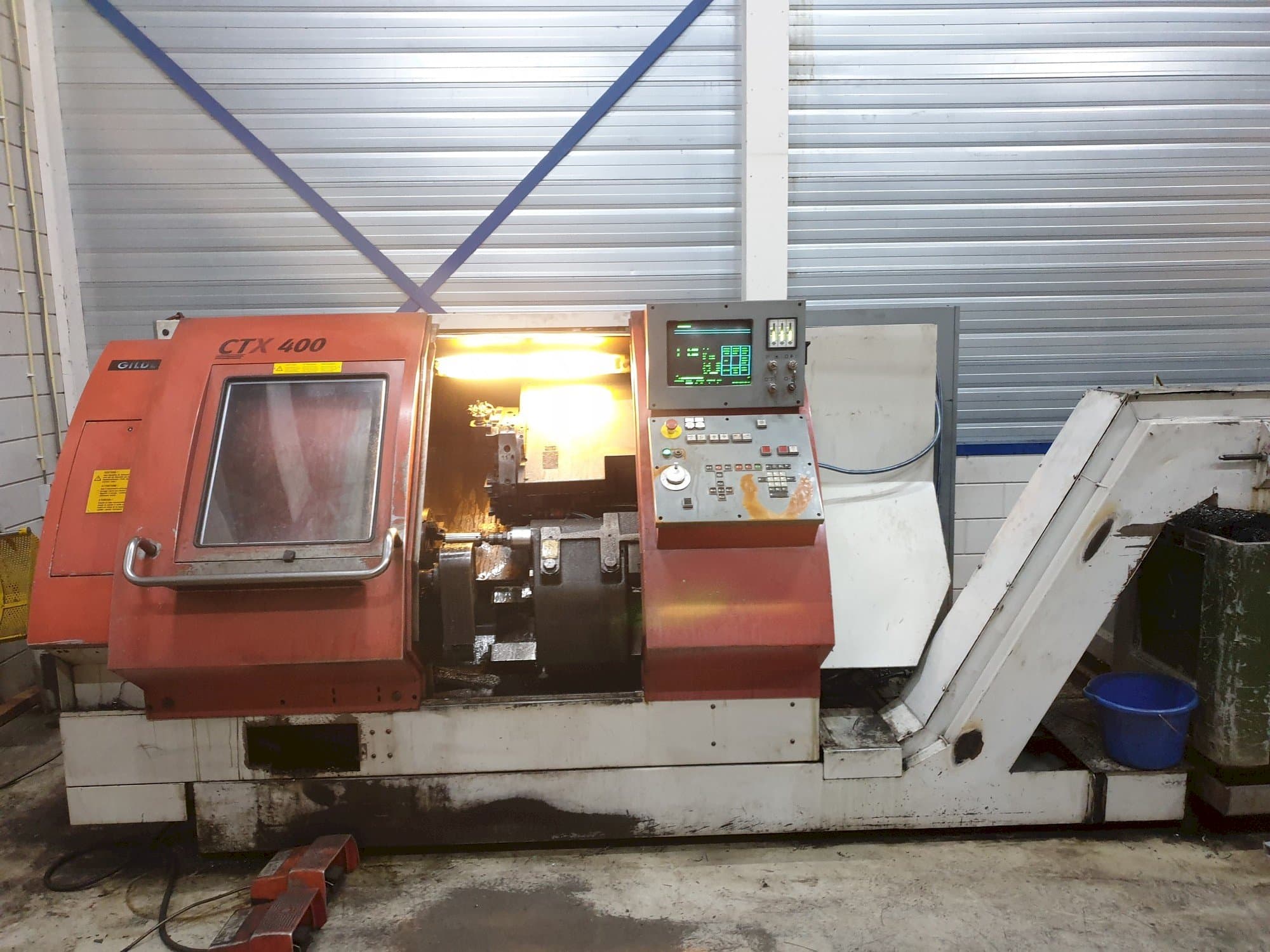 Gildemeister CTX 400-maskinen framifrån