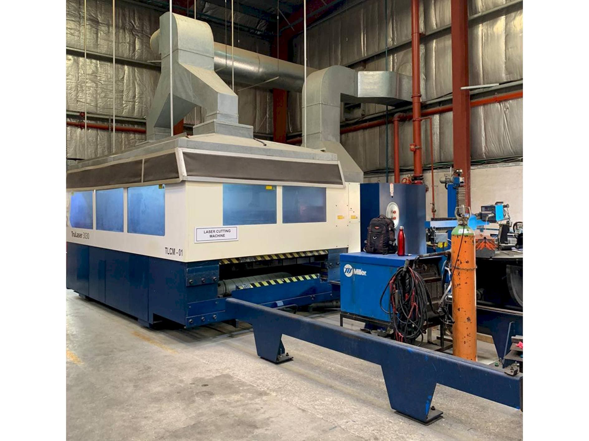 Trumpf TruLaser 3030-maskinen framifrån