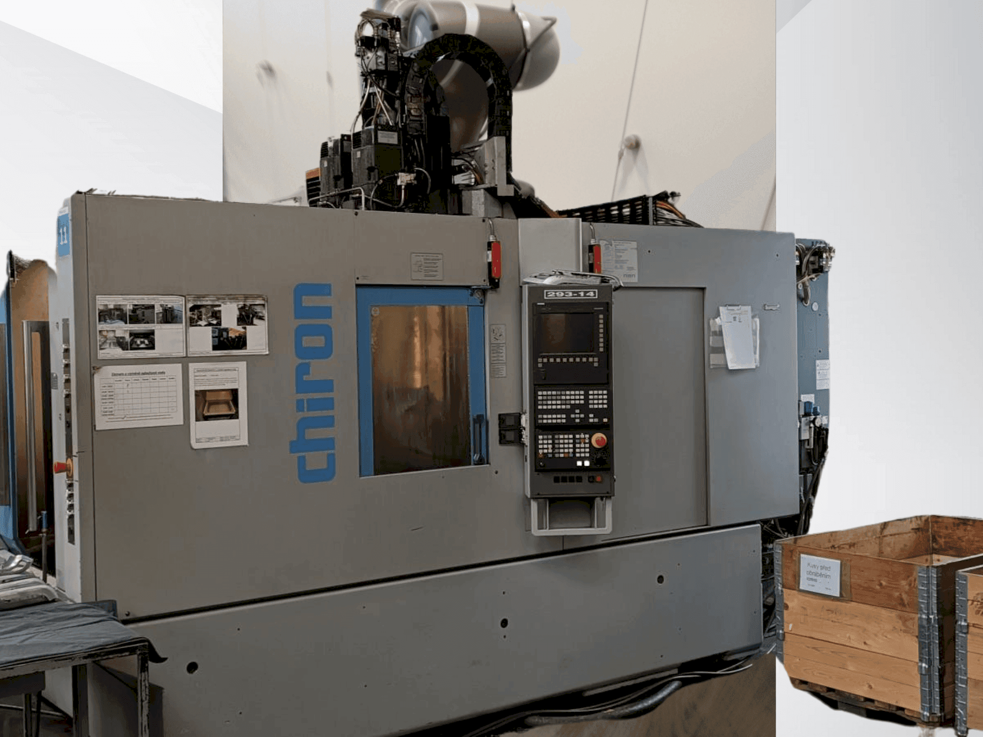 CHIRON DZ 15K WM-maskinen framifrån