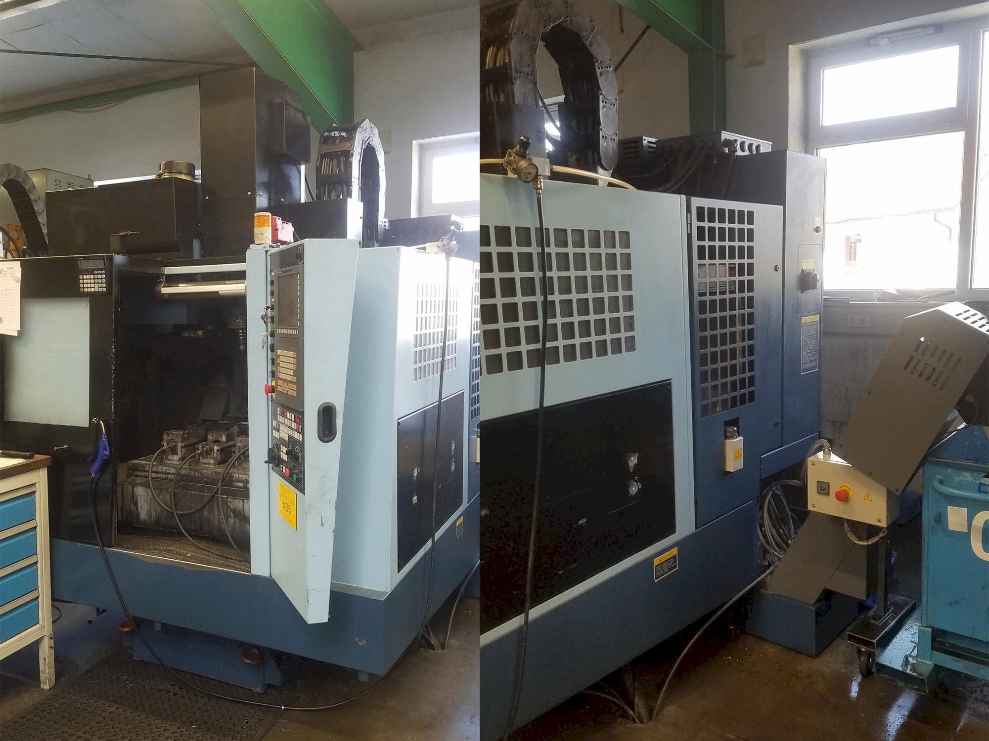 Matsuura 550 V-Plus-maskinen framifrån