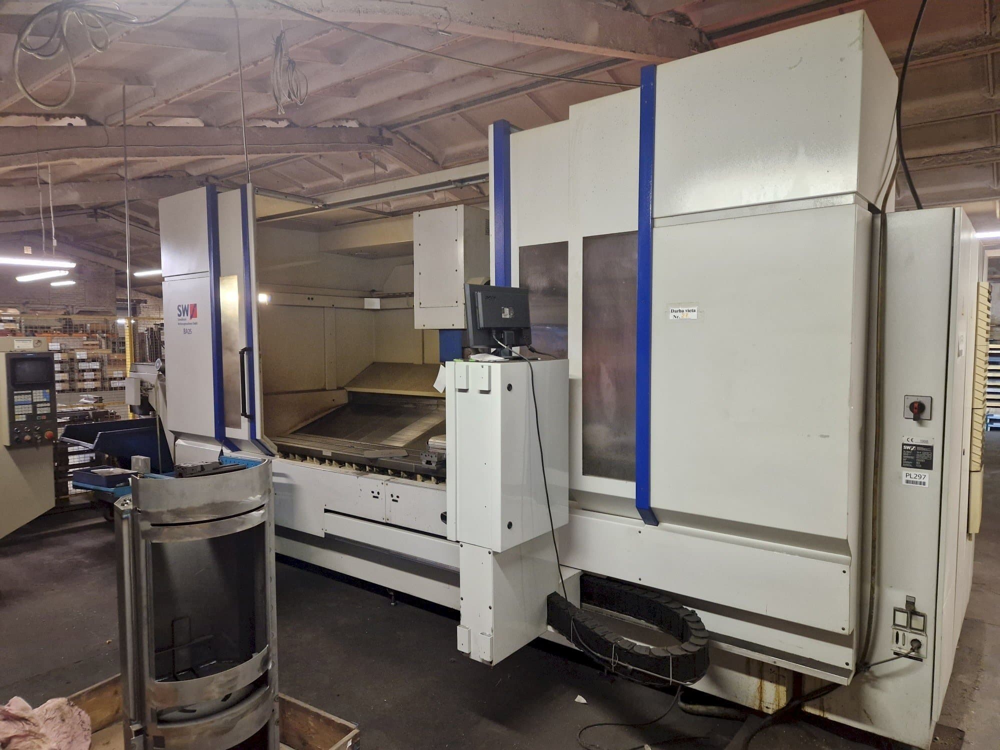 SW BA 25-maskinen framifrån