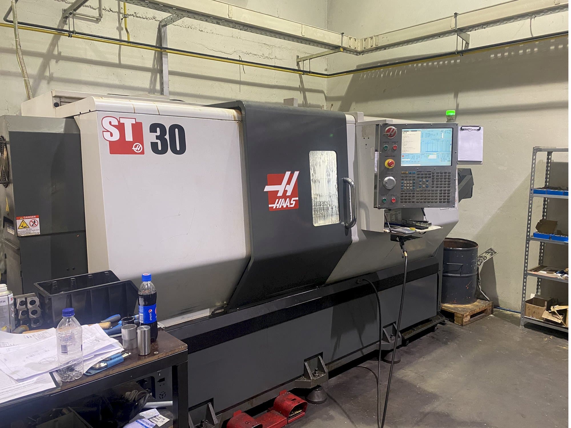 HAAS ST 30-maskinen framifrån