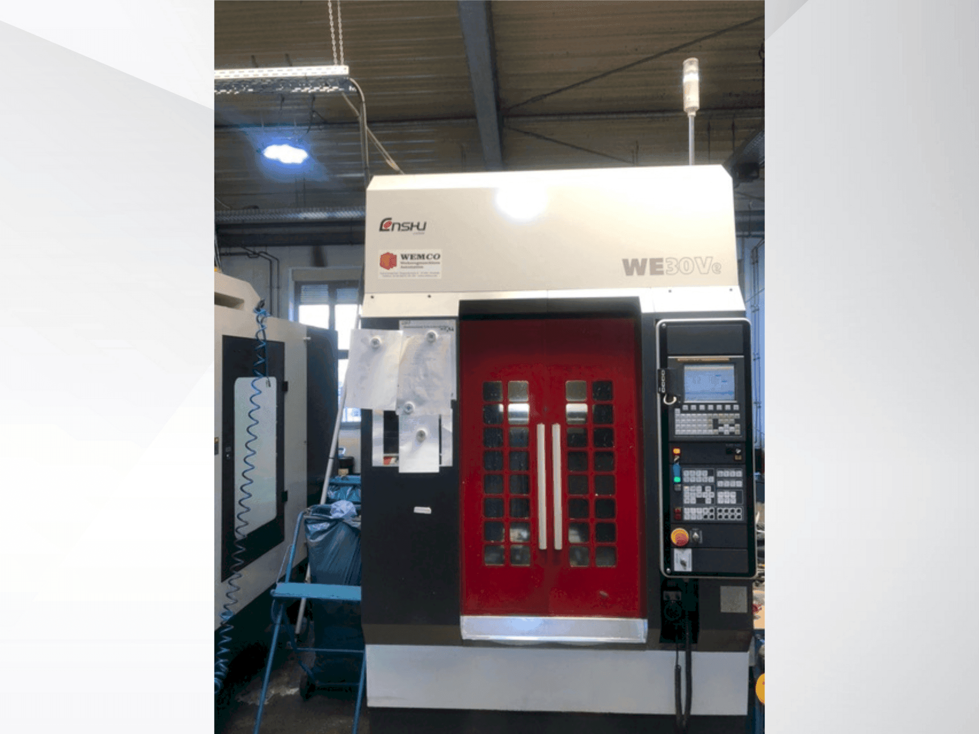 Enshu WE30Ve-maskinen framifrån