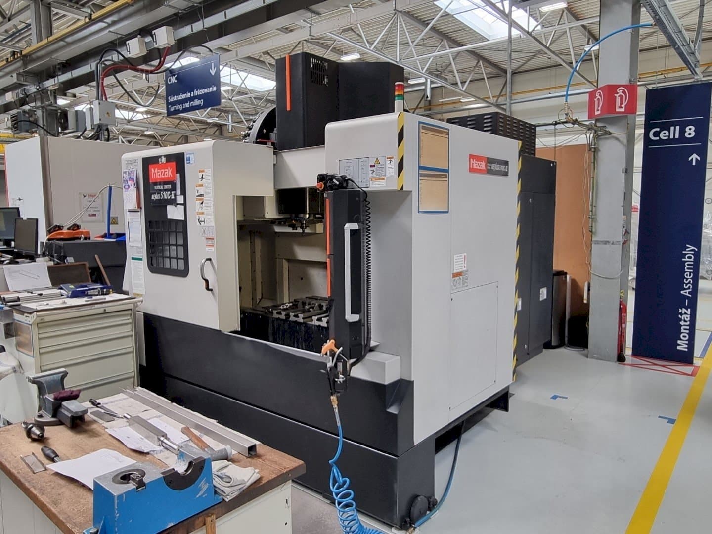 Mazak Nexus 510C - II-maskinen framifrån