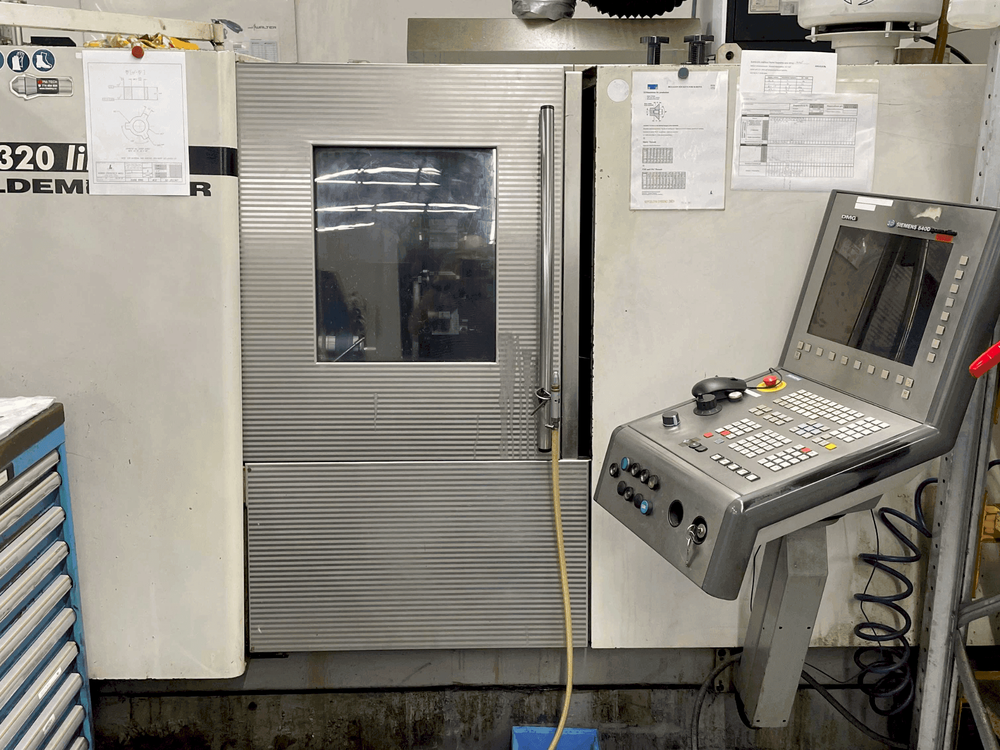 DMG CTX 320 linear-maskinen framifrån