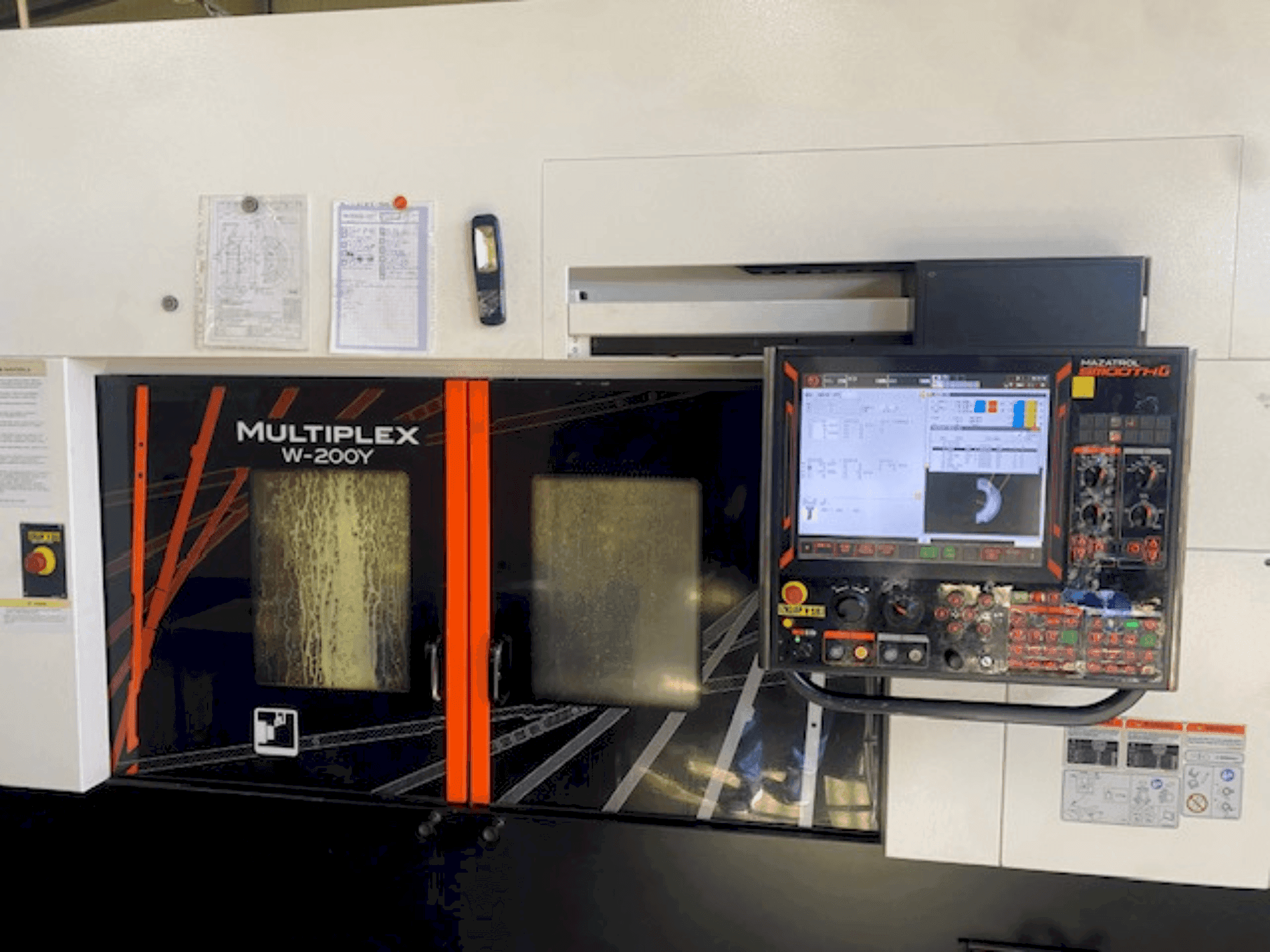 Mazak multiplex 200 y-maskinen framifrån