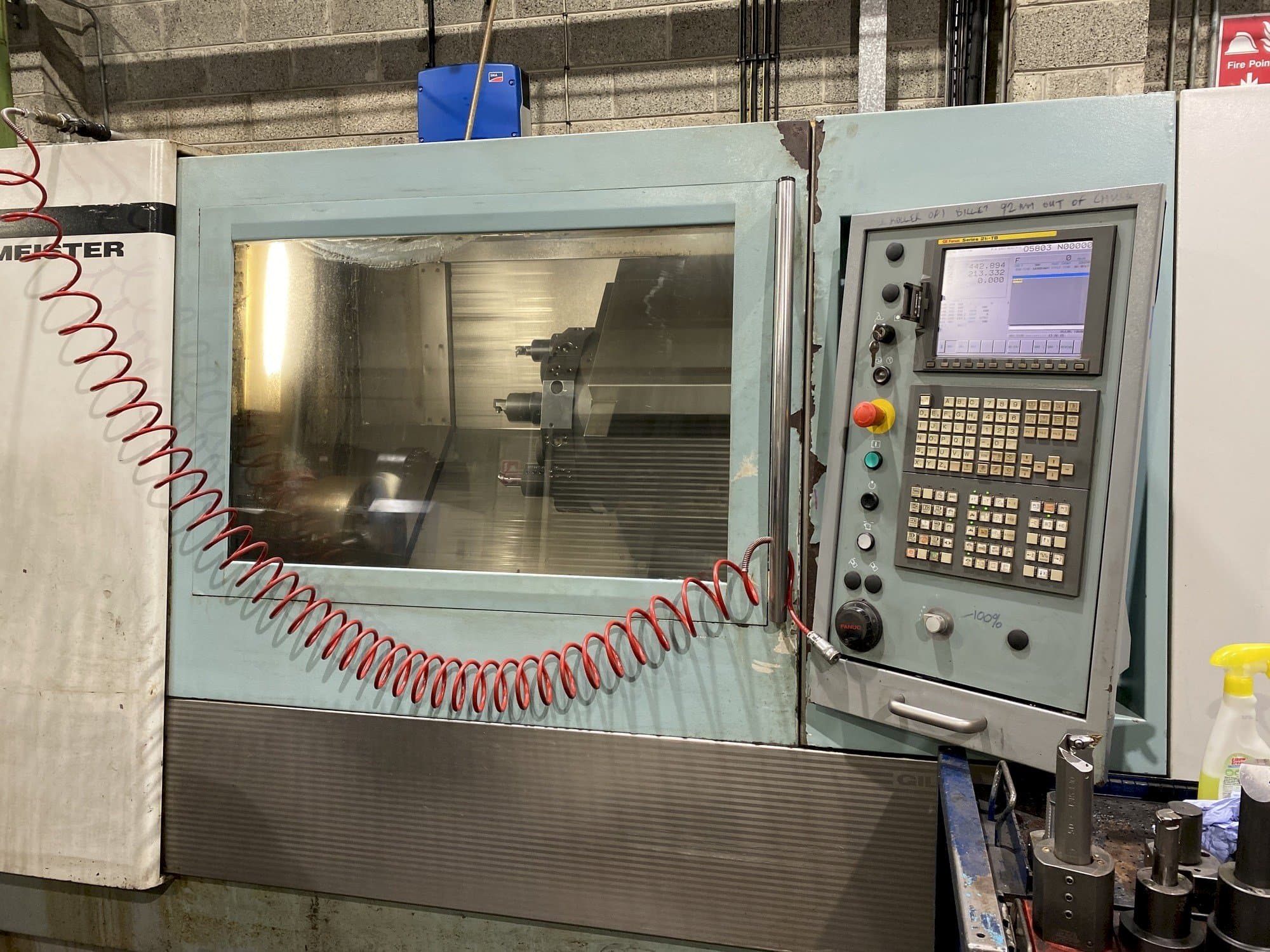 Gildemeister CTX 510-maskinen framifrån