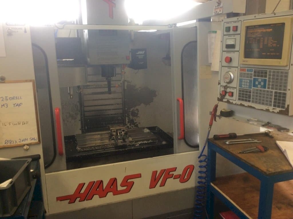 HAAS VF-0-maskinen framifrån