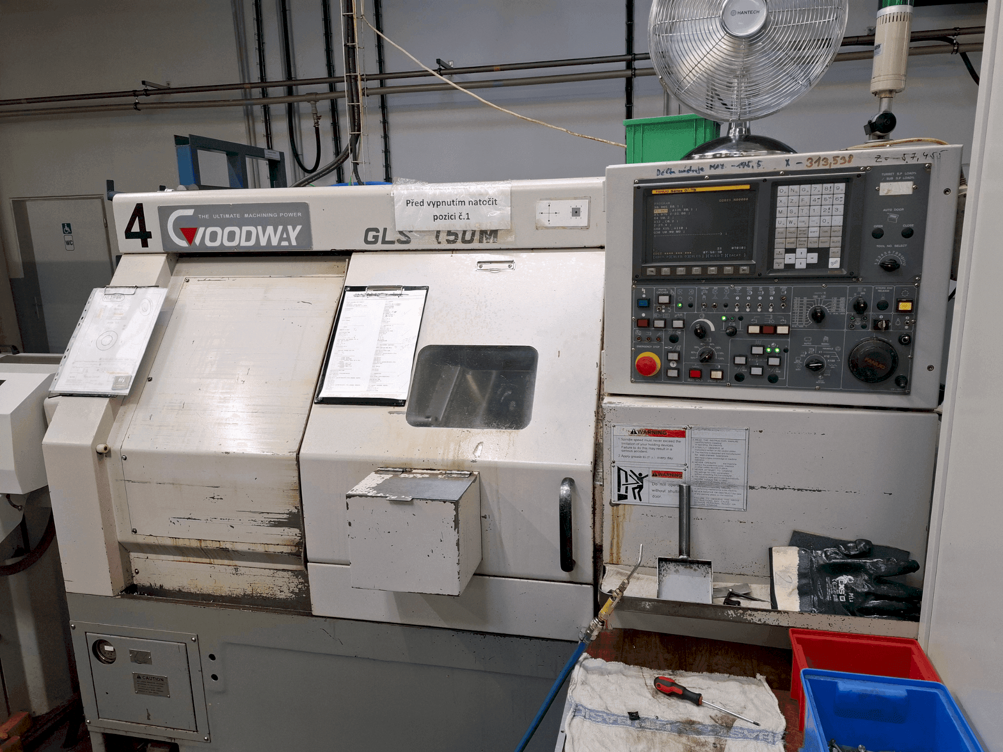 Goodway GLS 150M-maskinen framifrån