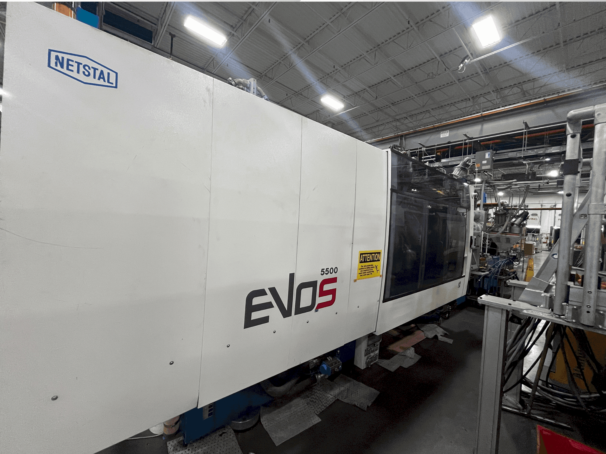 Netstal EVOS 5500-2900 Speed-maskinen framifrån