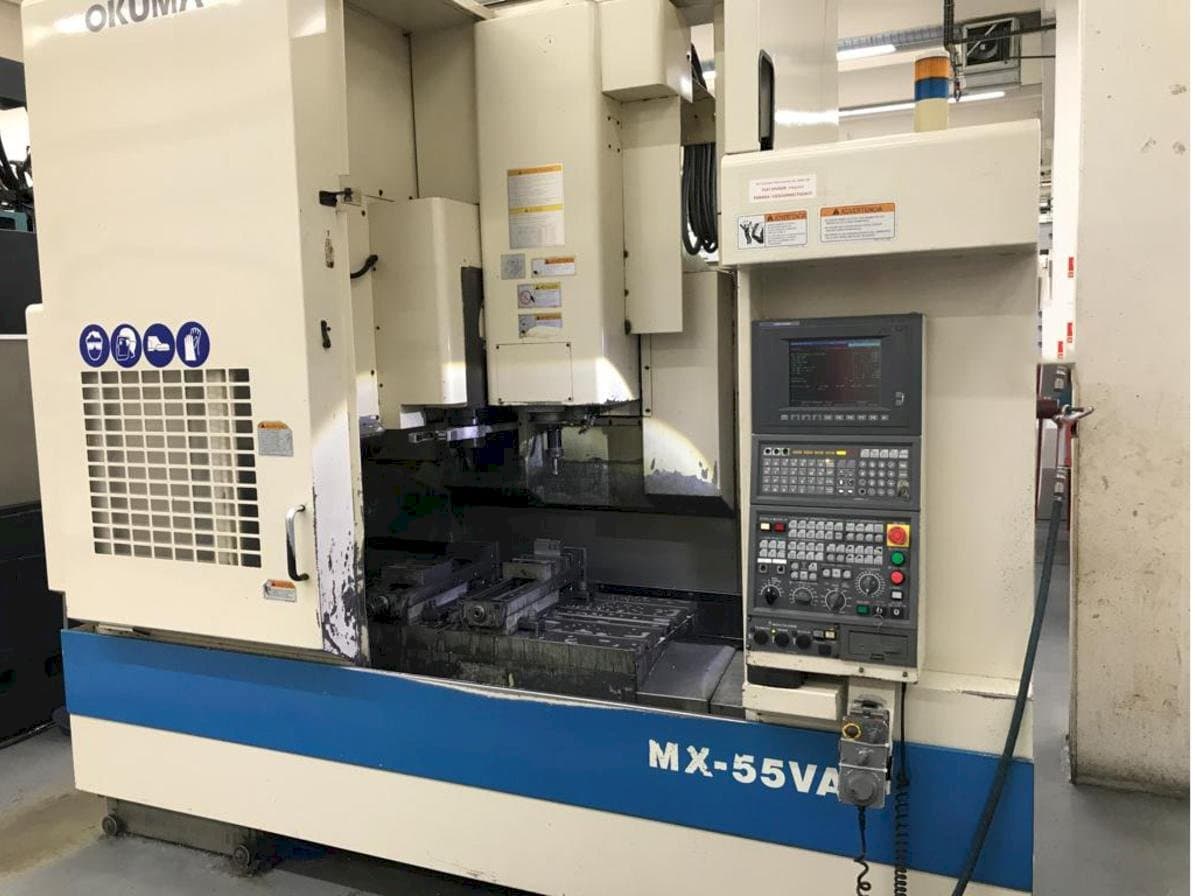Okuma MX55-maskinen framifrån