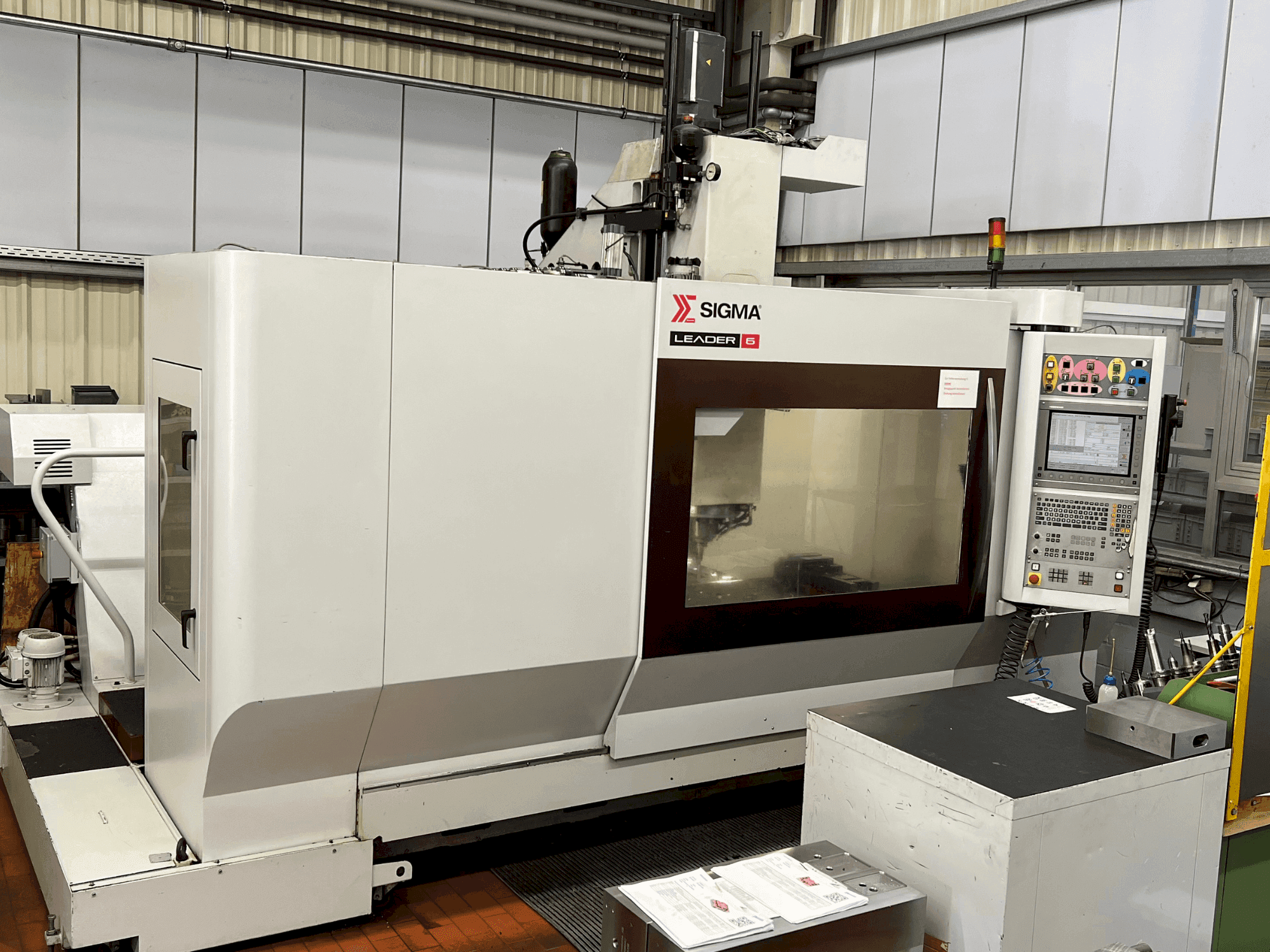 Sigma Leader 6-maskinen framifrån