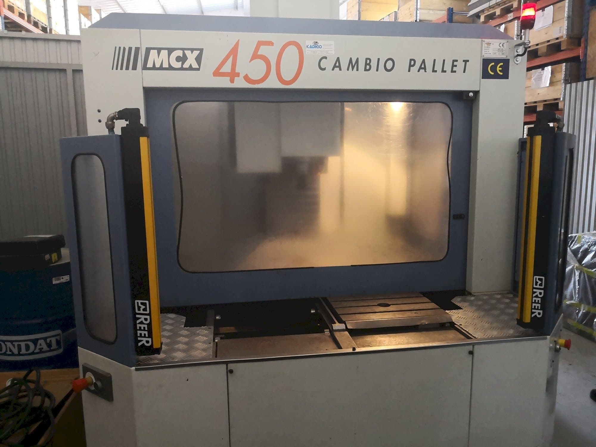 FAMUP MCX 450-maskinen framifrån