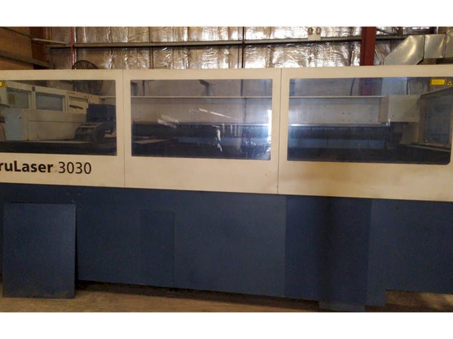 Trumpf TruLaser 3030-maskinen framifrån