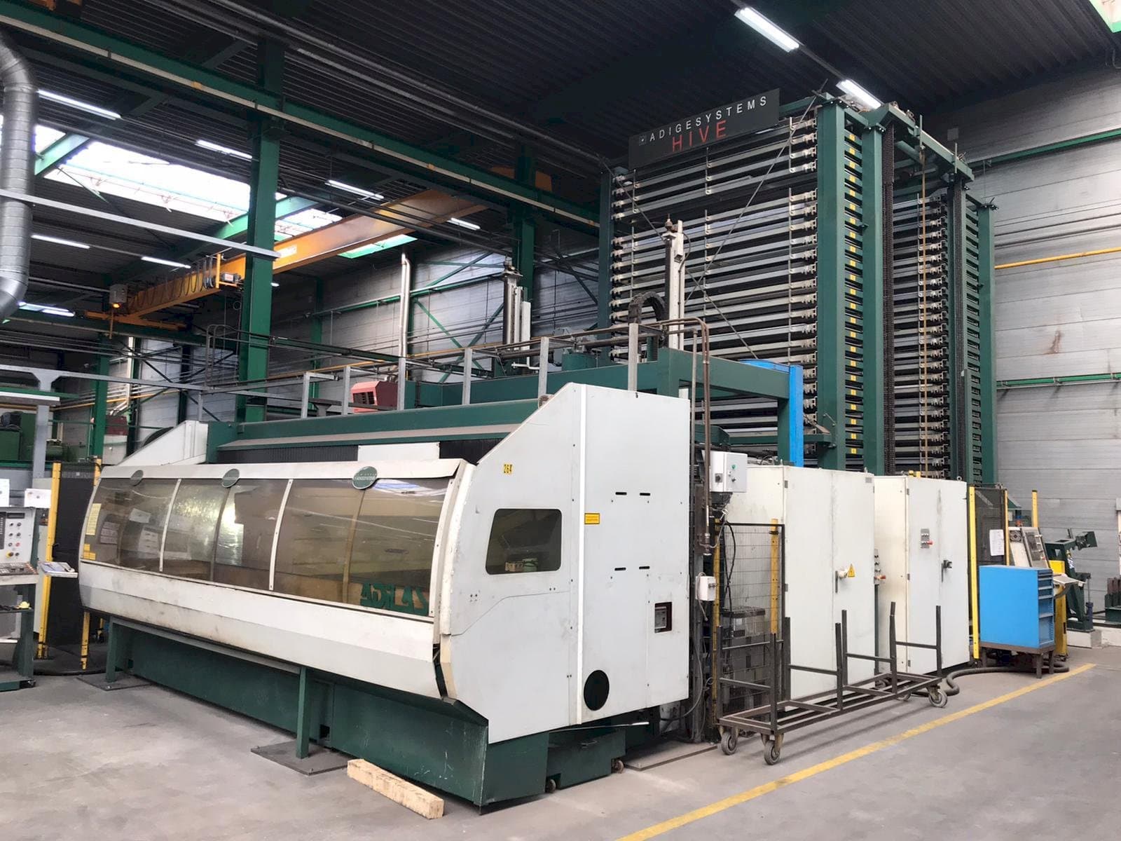 BLM Adige Adilas 3,2kW CO2 laser 3015 + automation-maskinen framifrån