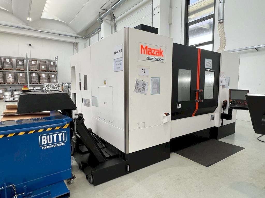 Mazak VTC 760-maskinen framifrån