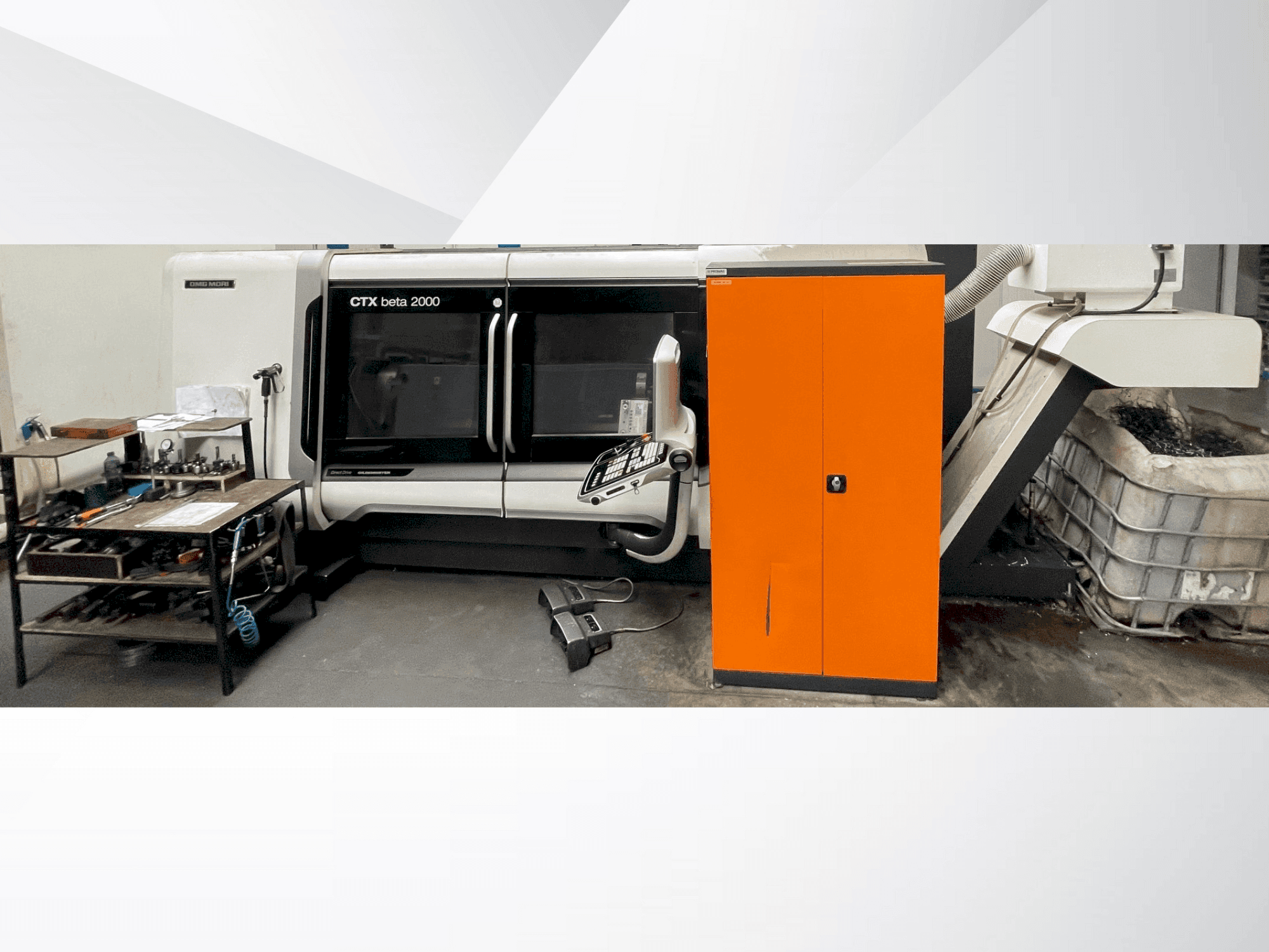 DMG MORI CTX 2000-maskinen framifrån