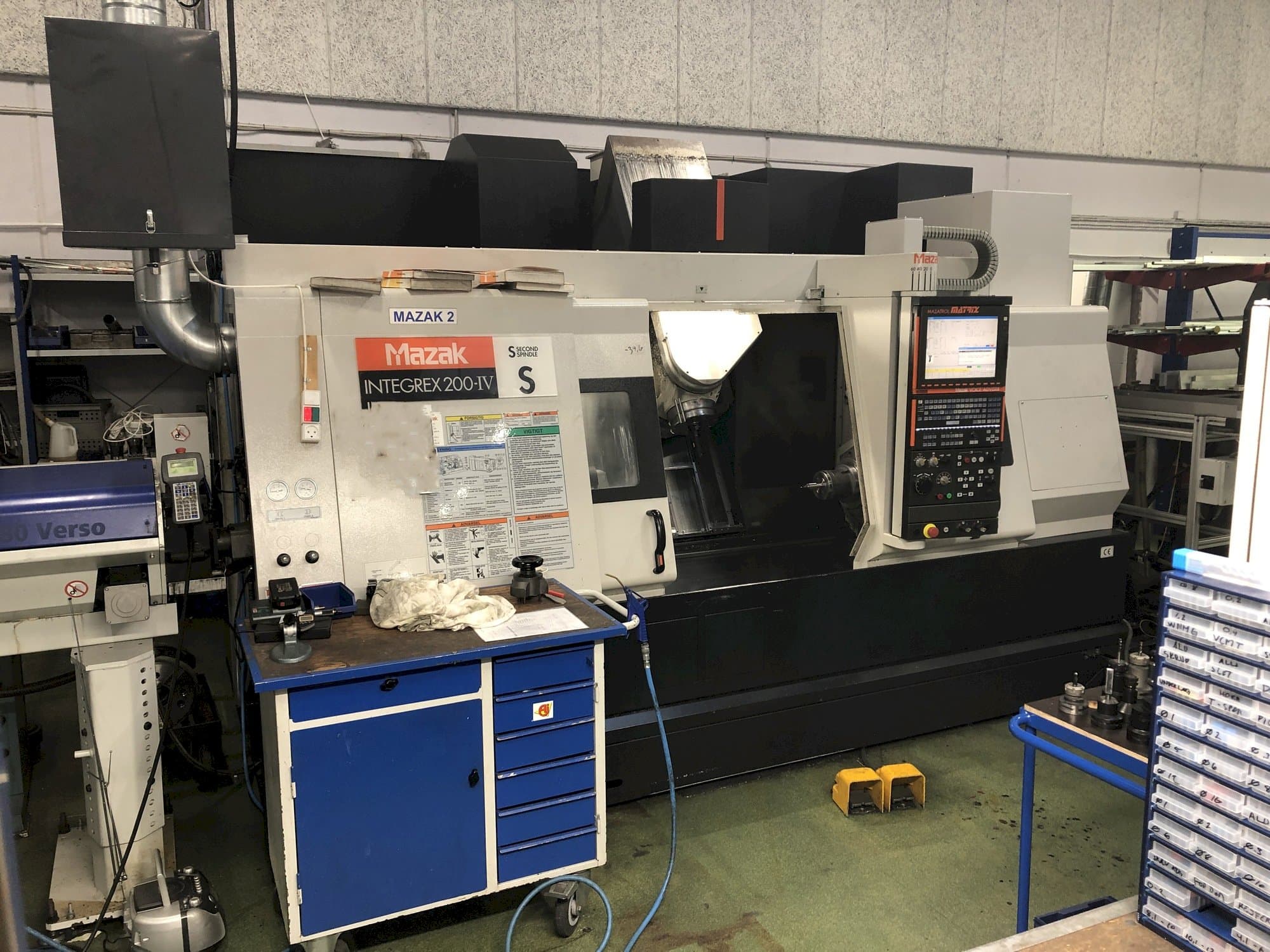 Mazak INTEGREX 200-IV-maskinen framifrån