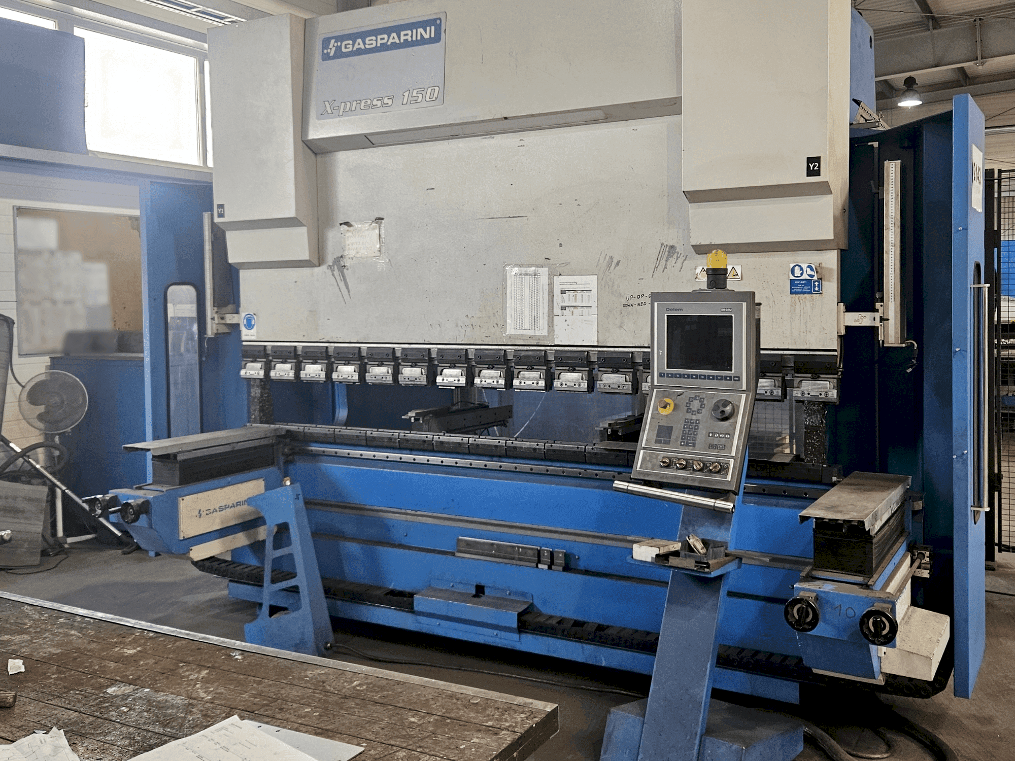 GASPARINI XP 150/3000-maskinen framifrån