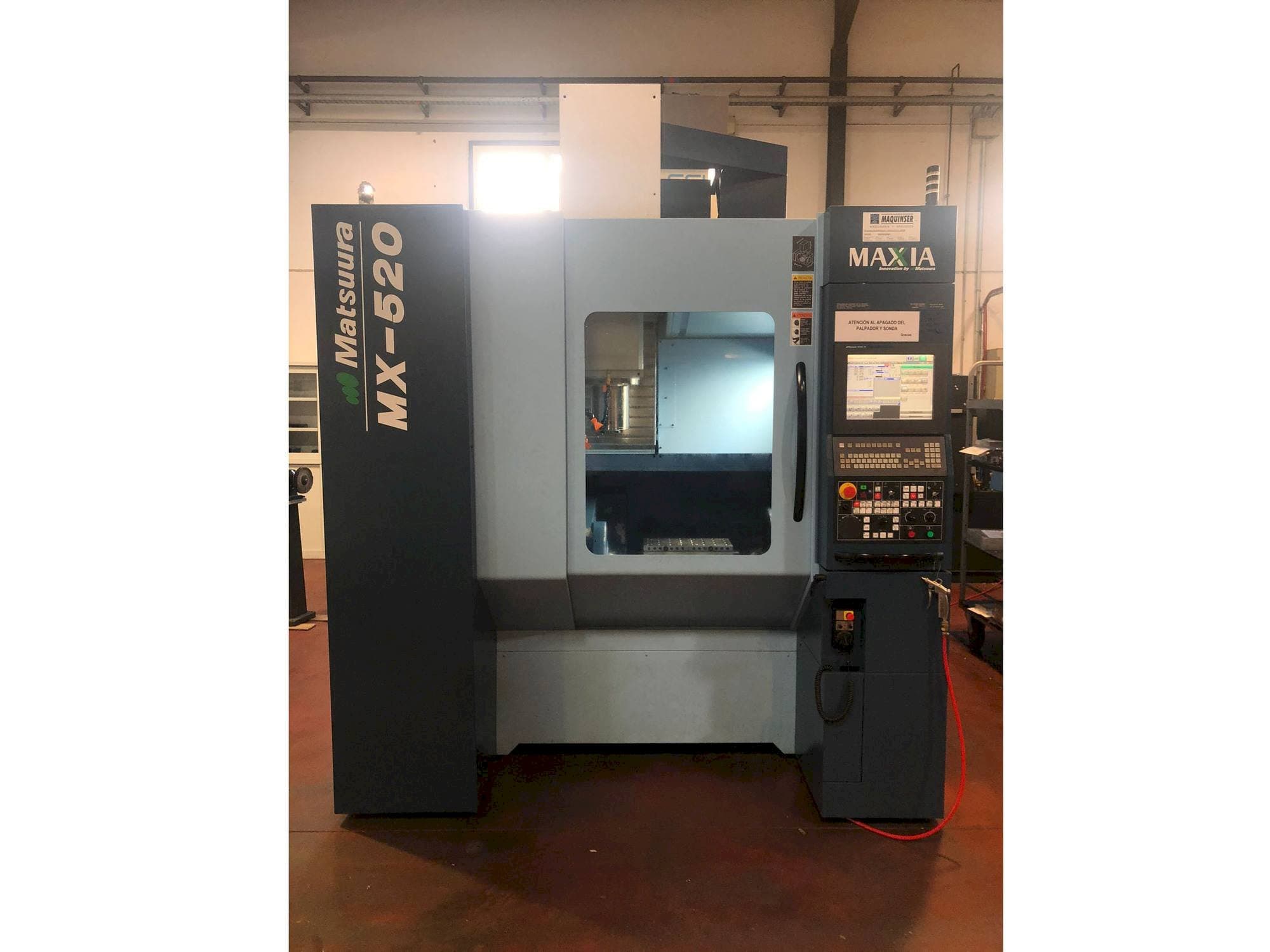 Matsuura MX-520-maskinen framifrån