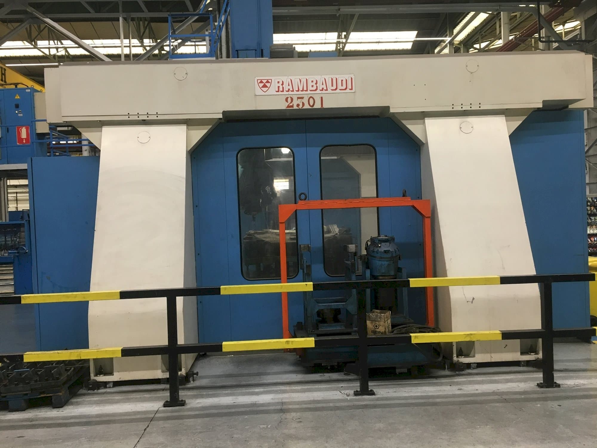 Rambaudi Ramspeed H 40L-maskinen framifrån