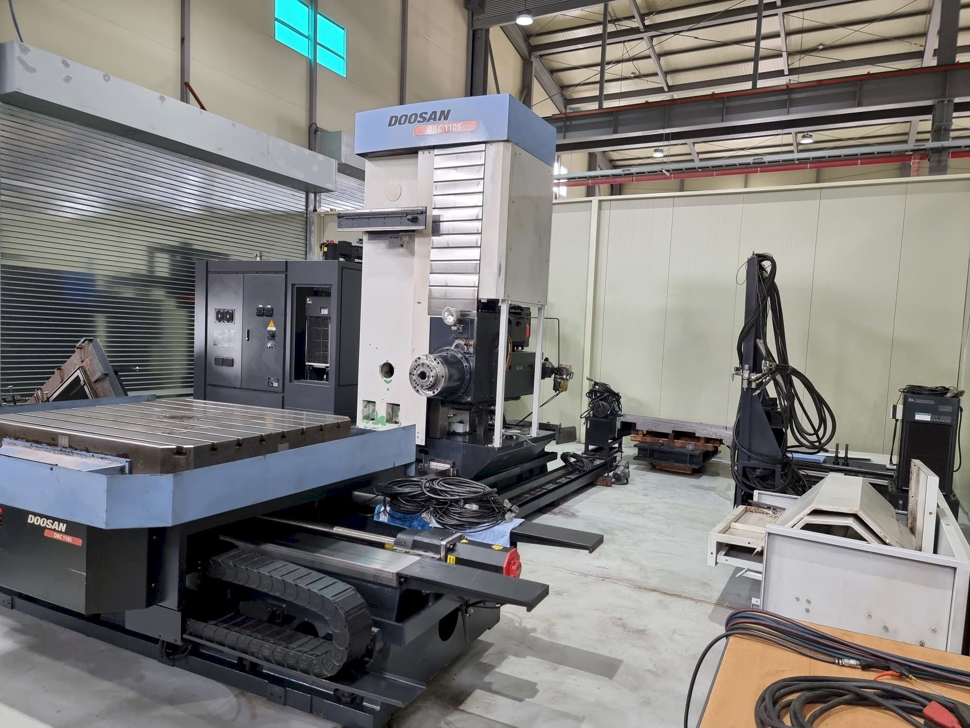 Doosan DBC 110S-maskinen framifrån
