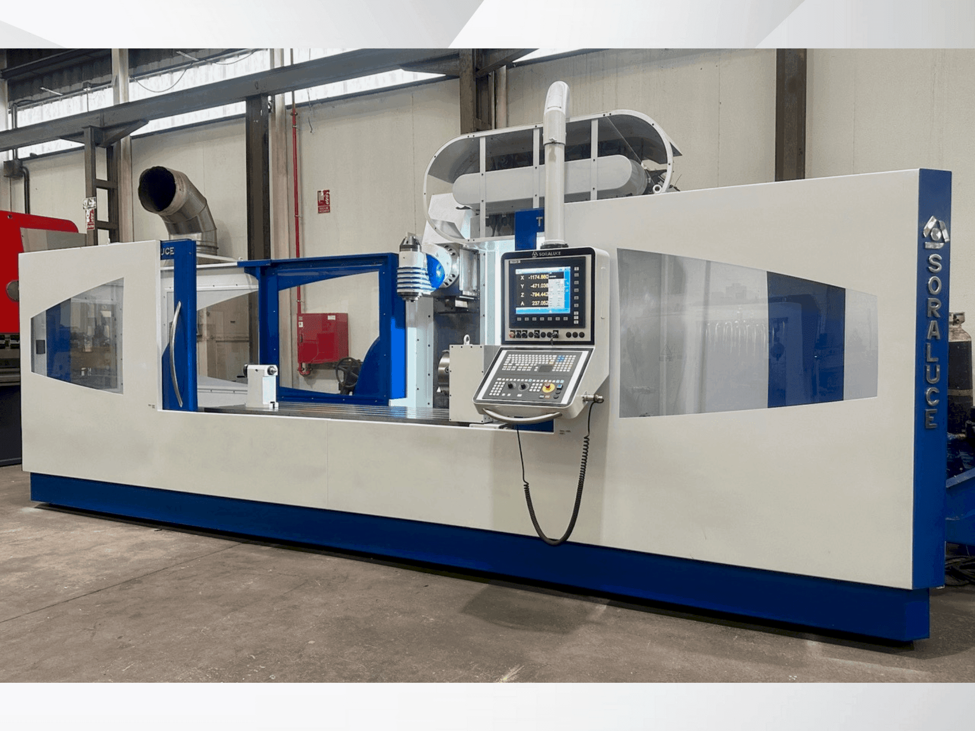 Soraluce TA-25A-maskinen framifrån