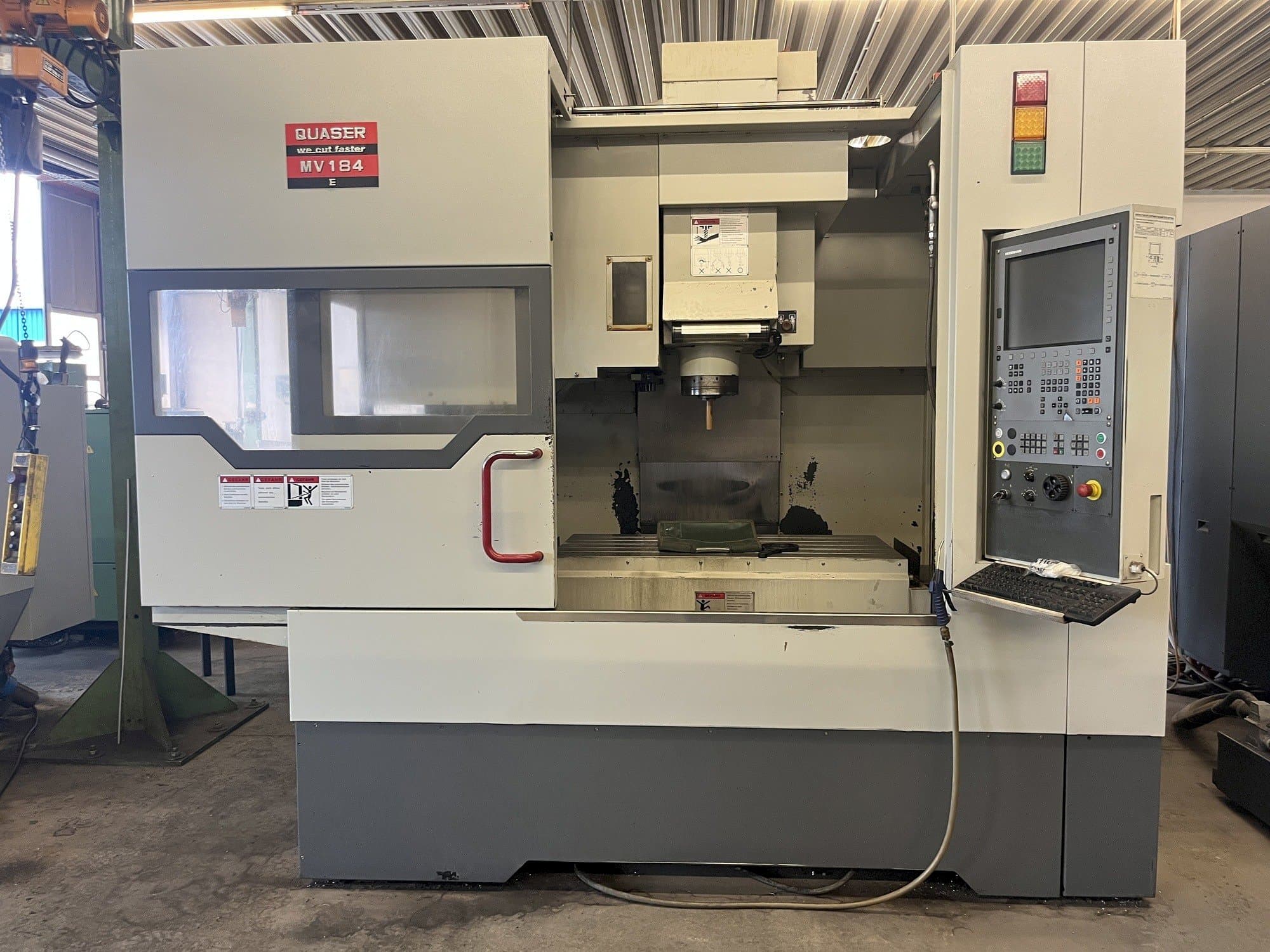 Quaser MV 184E-maskinen framifrån