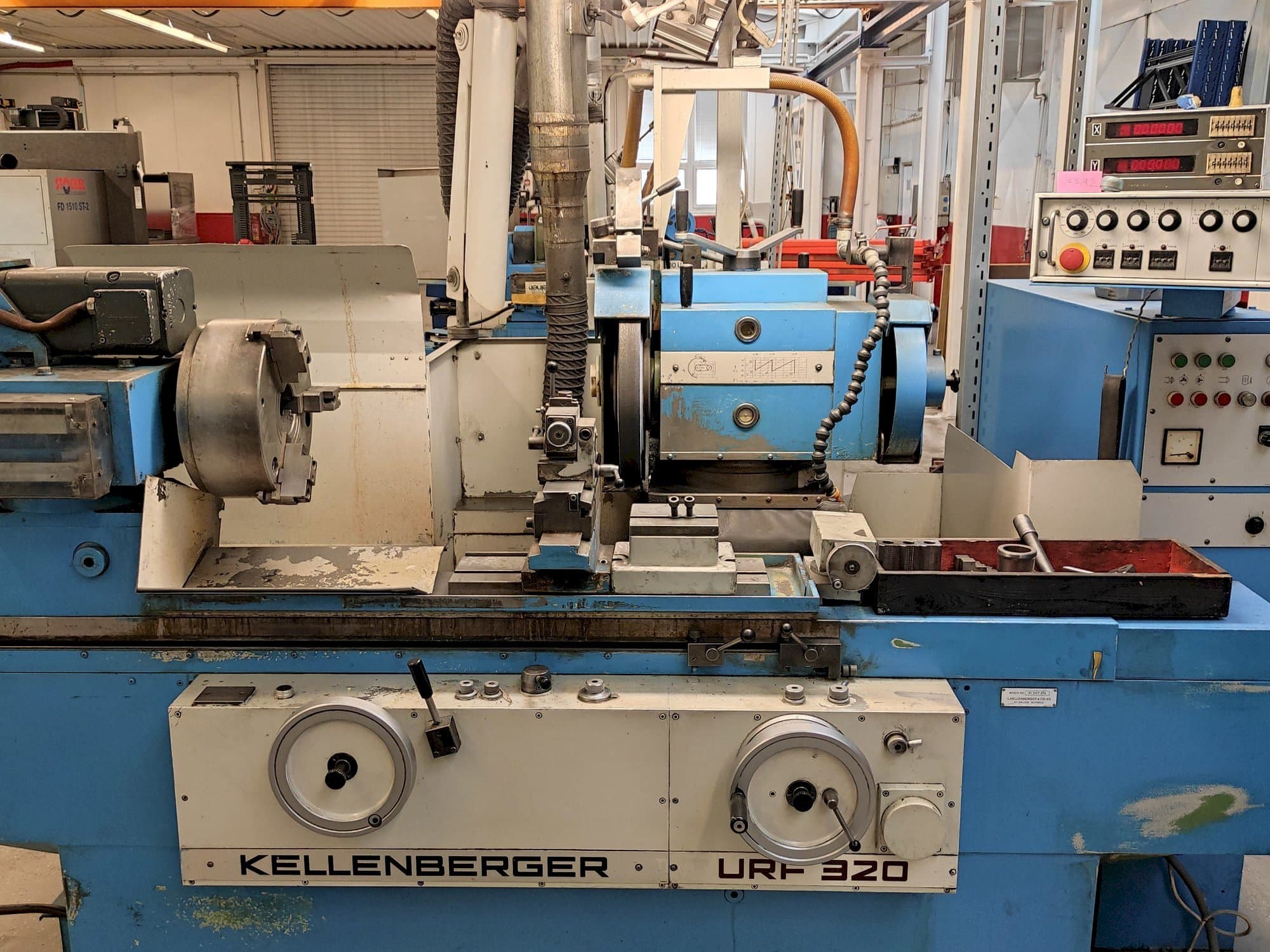KELLENBERGER URF 320-maskinen framifrån