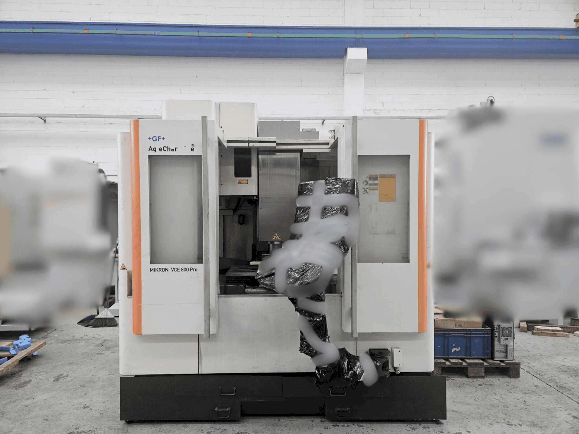 +GF+ AGIE CHARMILLES VCE 800 PRO-maskinen framifrån