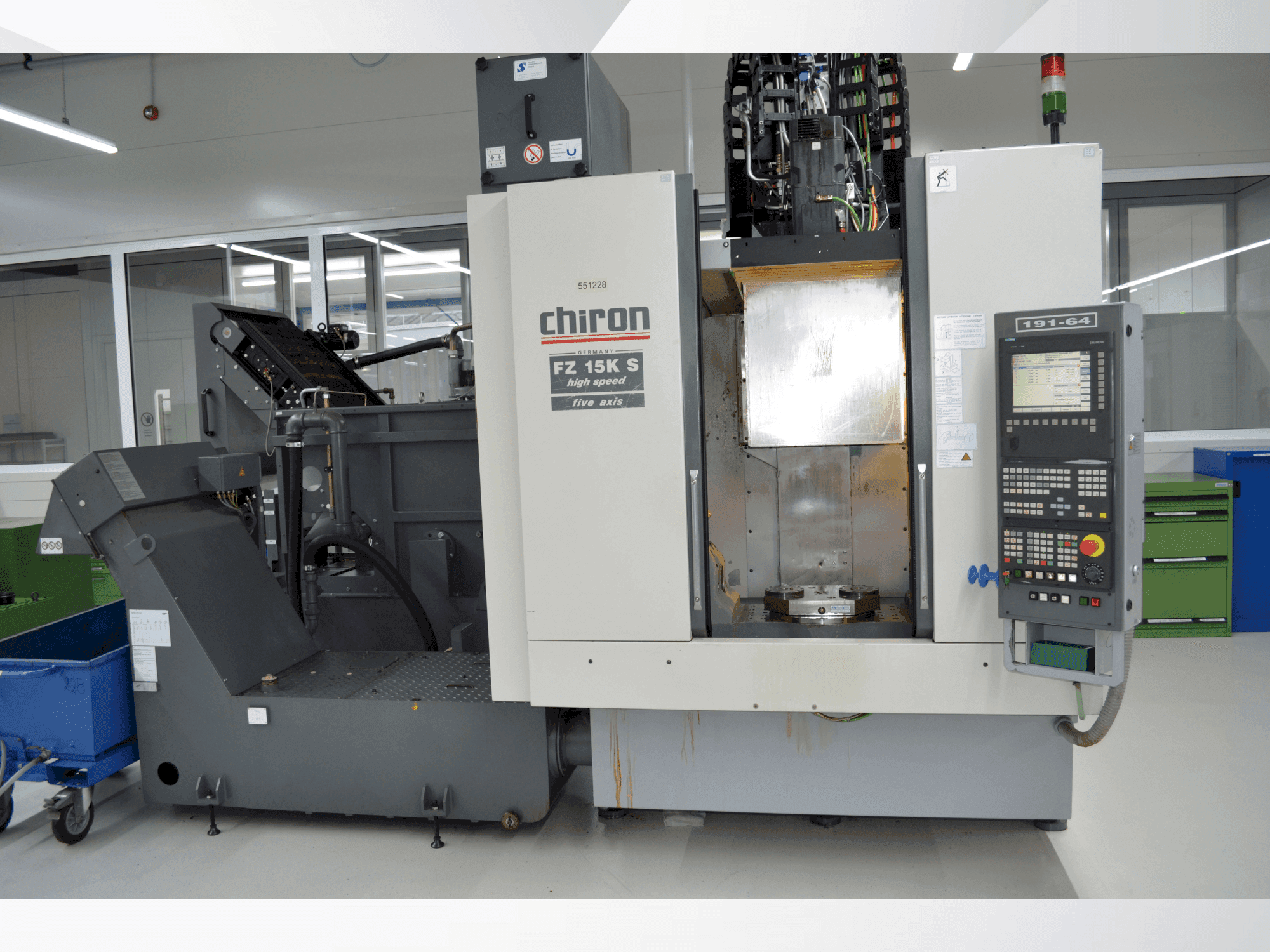 CHIRON FZ 15KS five axis high speed-maskinen framifrån