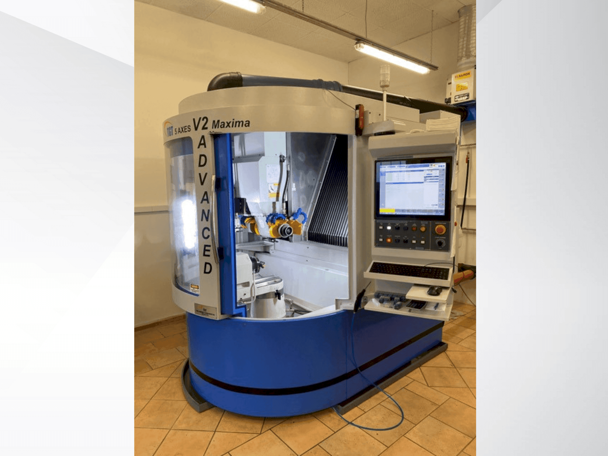 TGT V2 Maxima-maskinen framifrån