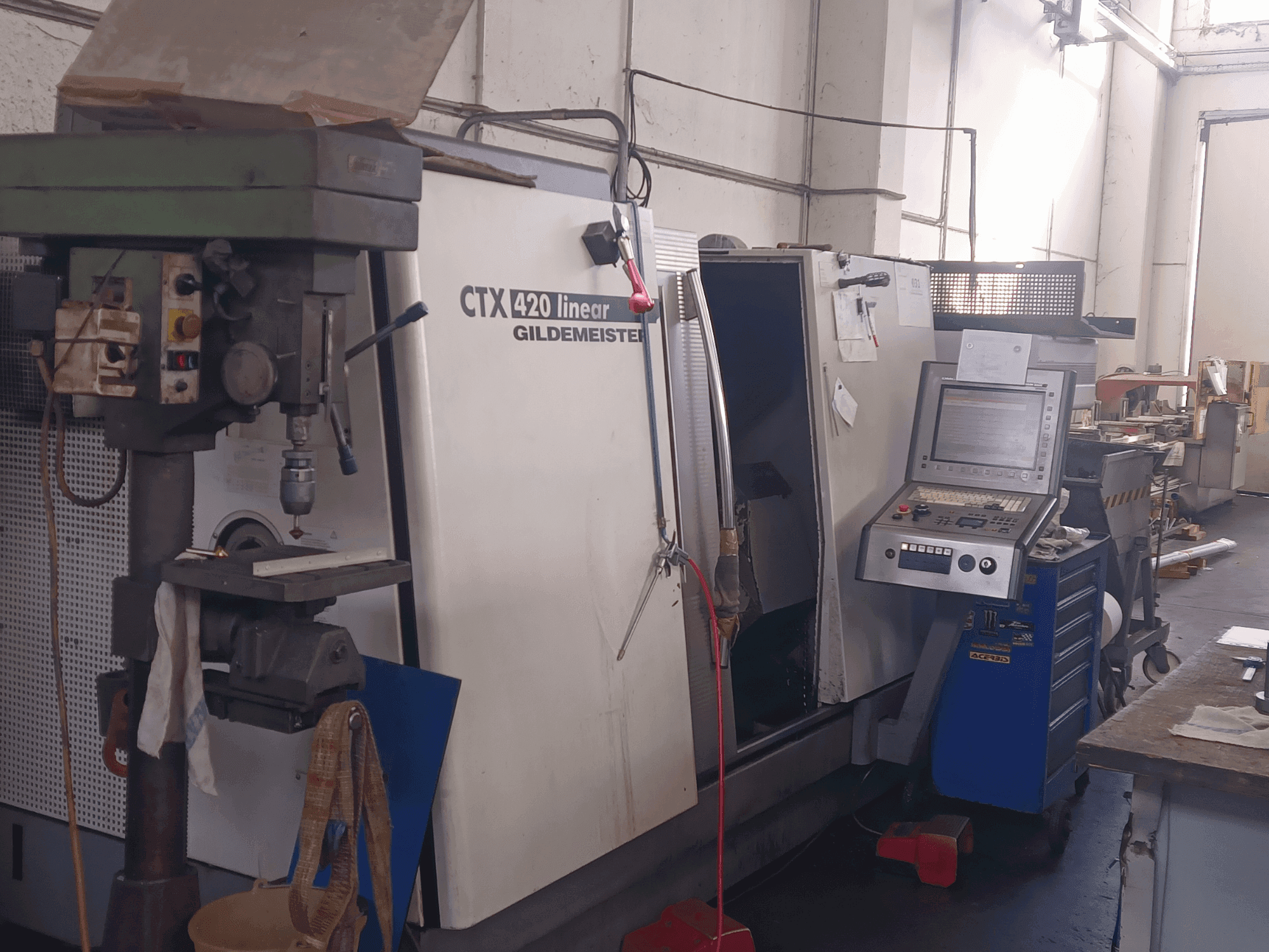 Gildemeister CTX 420 Linear-maskinen framifrån