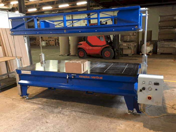 Columbus VAKUPLUS Vertikal-maskinen framifrån