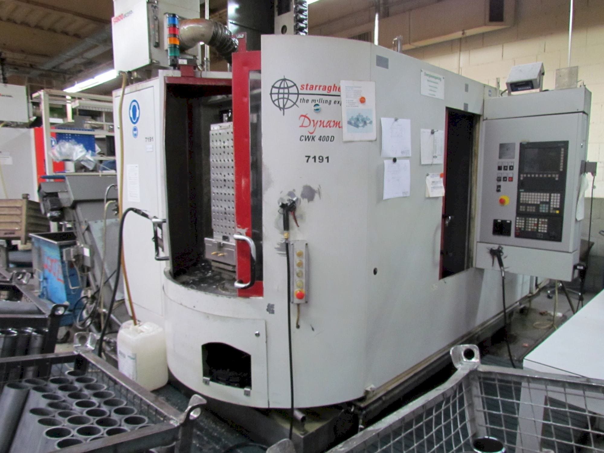 Heckert CWK 400 D-maskinen framifrån