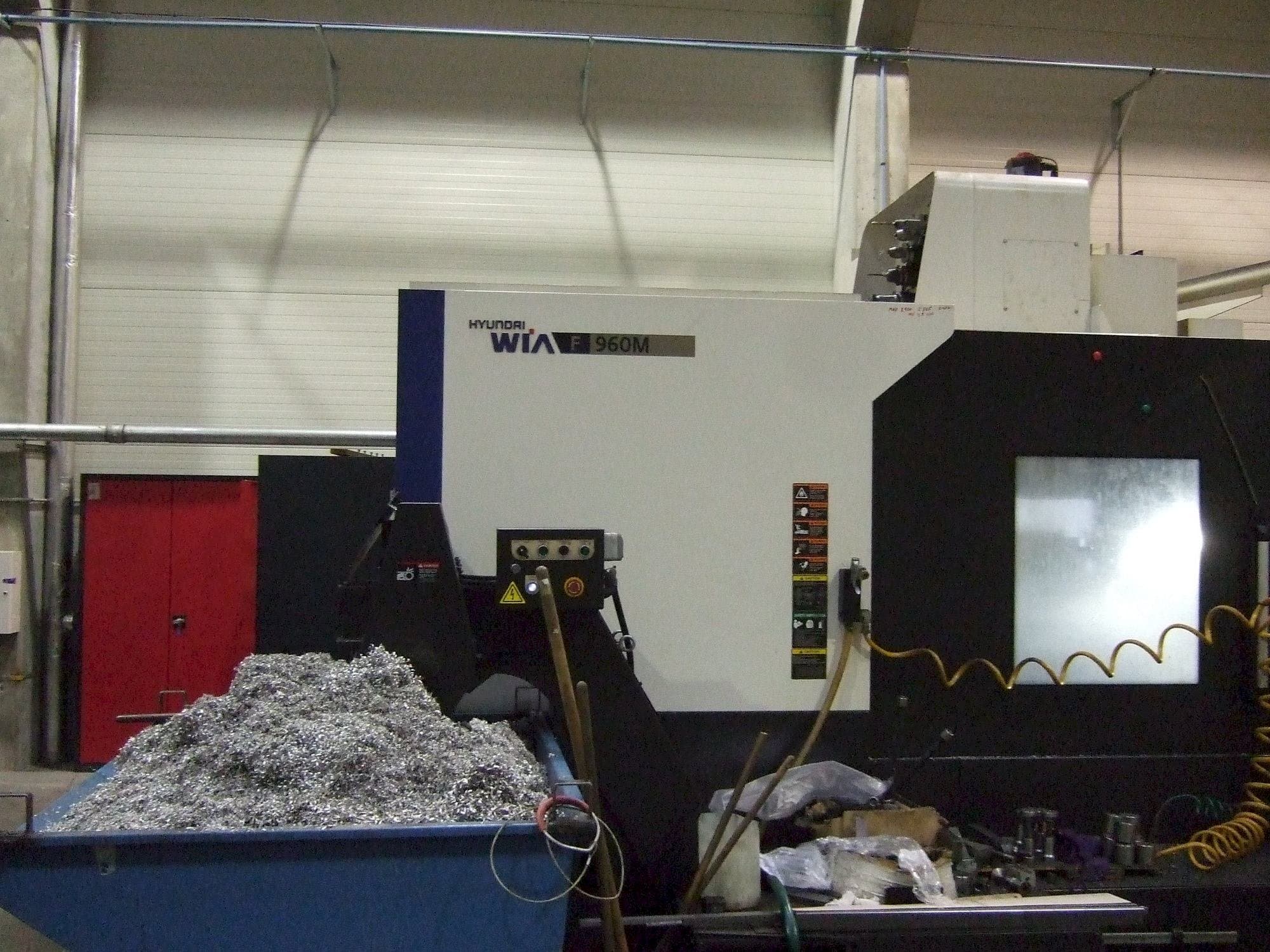 Hyundai F960M-maskinen framifrån