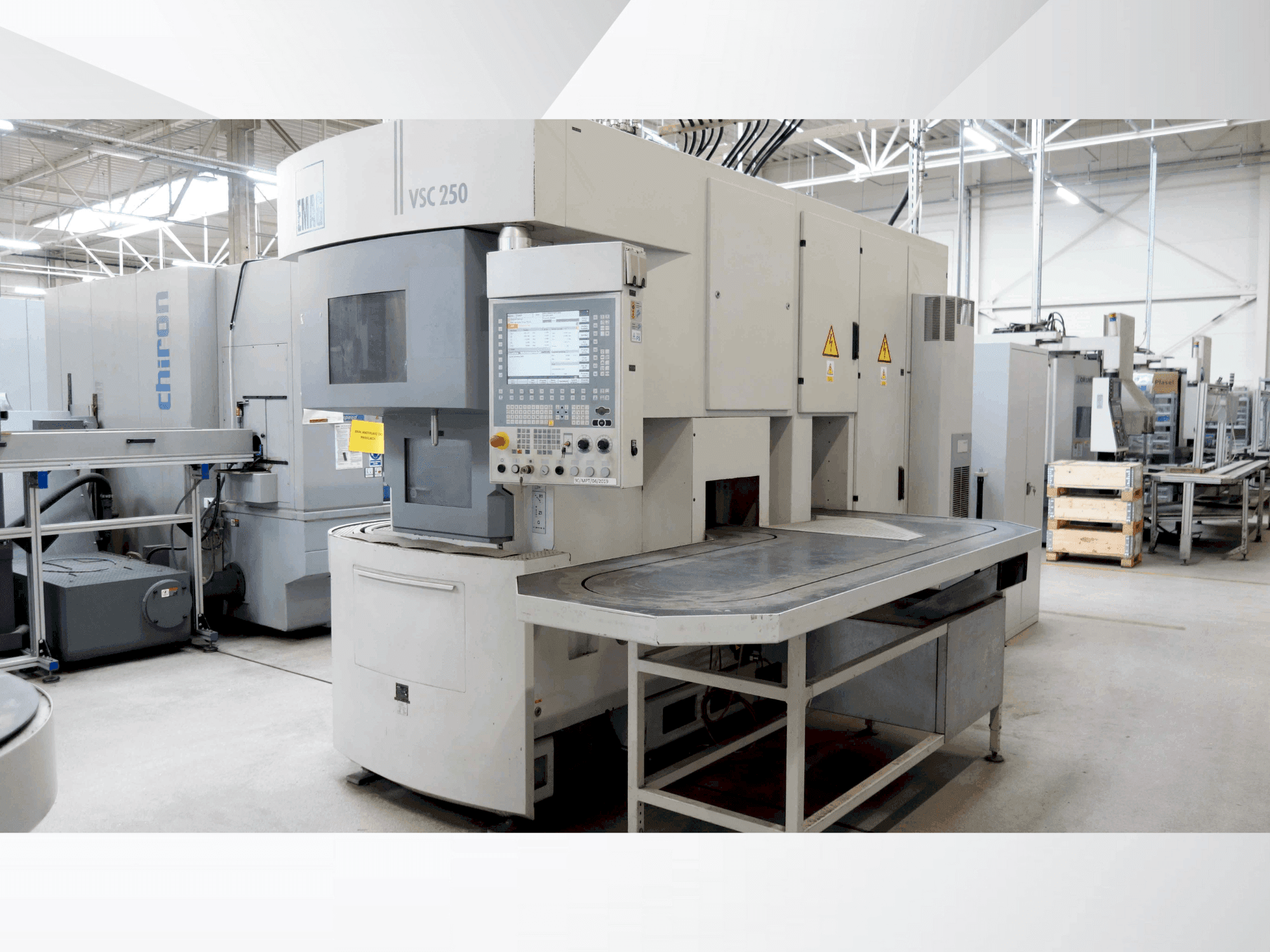 EMAG VSC 250-maskinen framifrån