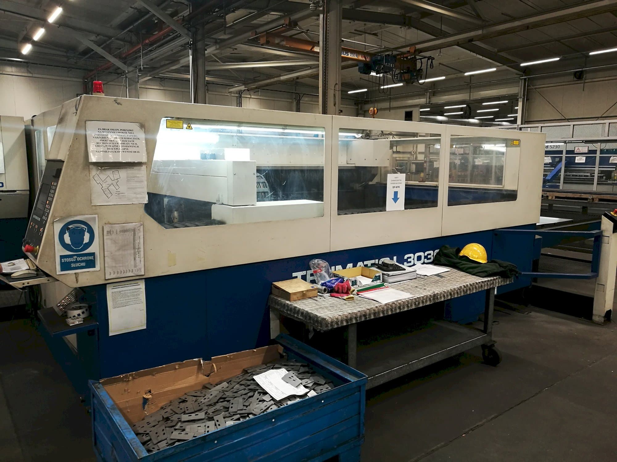 Trumpf Trumatic L3030-maskinen framifrån